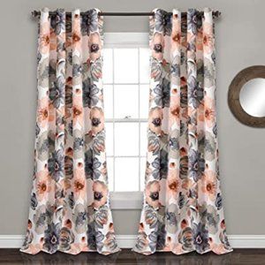 Lush Decor "Leah' Window Curtain Panels 52” X 108"